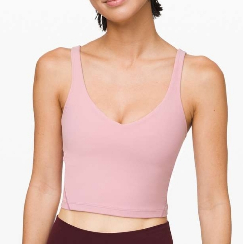 Lululemon align tank in pink taupe, size 2